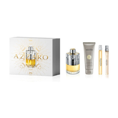 Cofre hombre Azzaro Wanted EDT 100 ml + Champú 75 ml + 10 ml