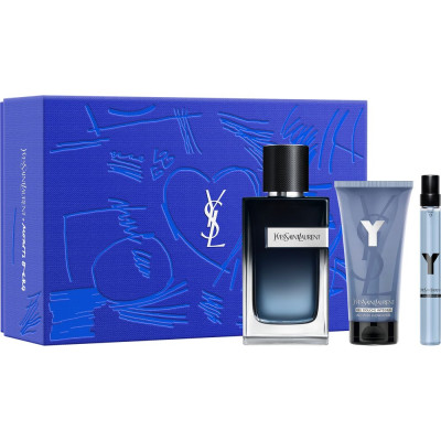 Cofre hombre Y EDP 100 ml + 10 ml + Gel 50 ml