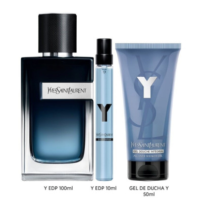 Cofre hombre Y EDP 100 ml + 10 ml + Gel 50 ml