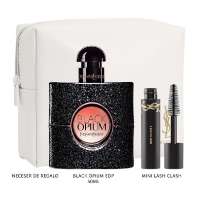 Black Opium EDP 50 ml + Loción Corporal 50 ml + Pouch