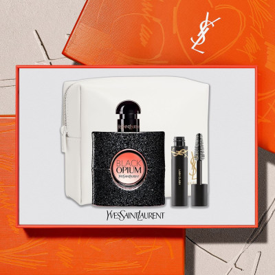 Black Opium EDP 50 ml + Loción Corporal 50 ml + Pouch