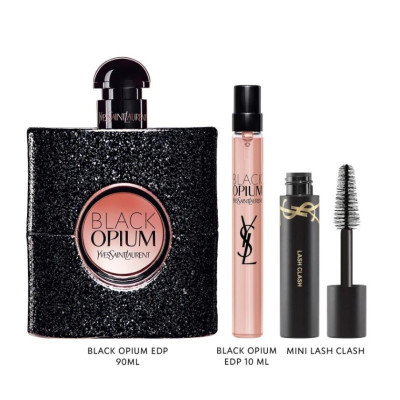 Black Opium EDP 90 ml + Mini 10 ml + Loción Corporal 50 ml