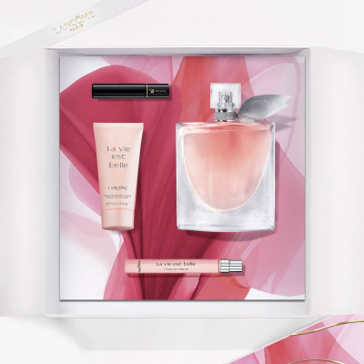 La Vie est Belle EDP 100 ml + EDP 10 ml + Loción Corporal 50 ml + Mascara