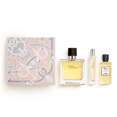 Terre D'Hermès Pure Parfum 75 ml + EDP 15 ml + Gel 40 ml