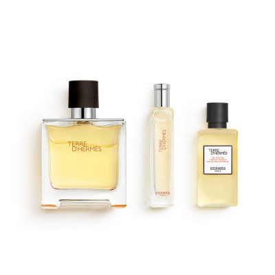 Terre D'Hermès Pure Parfum 75 ml + EDP 15 ml + Gel 40 ml