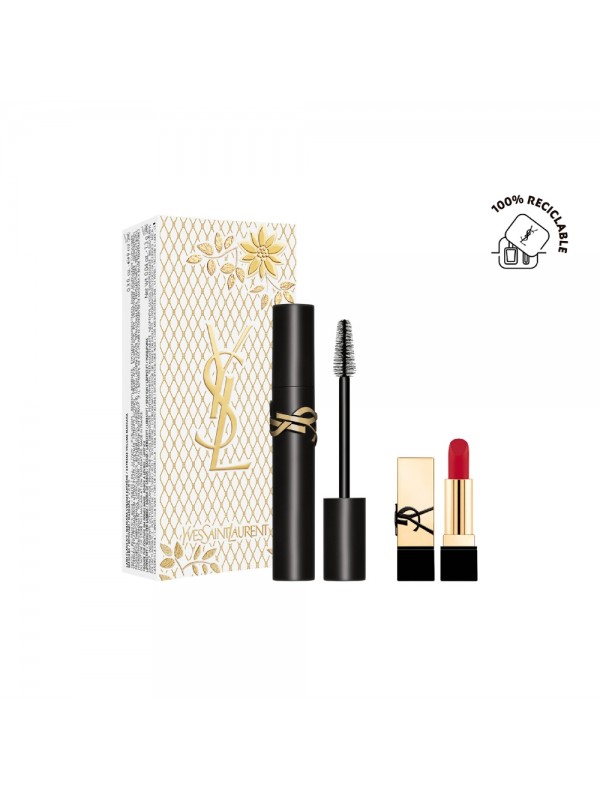 Mascara Lash Clash + Rouge à Lèvres Mini Rouge Pur Couture