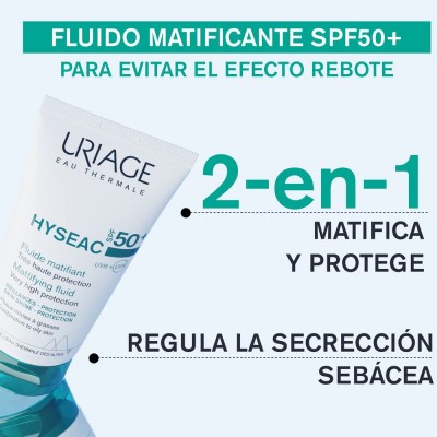 Hyseac Fluido Matificante SPF50+ 50 ml