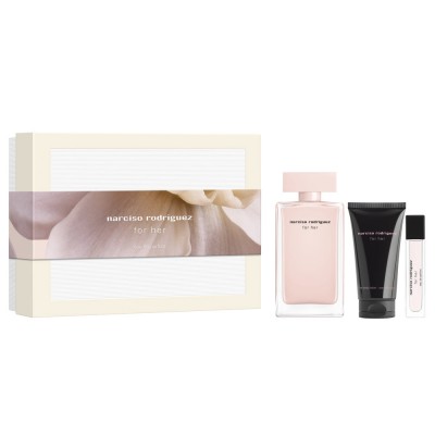 Narciso For Her EDP 100 ml + Loción Corporal 50 ml + EDP 10 ml