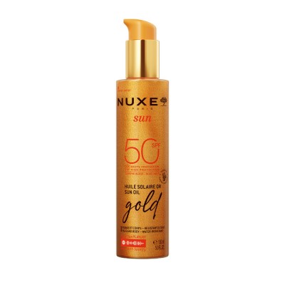 Nuxe Sun Aceite Solar Oro Rostro y Cuerpo SPF50 150 ml