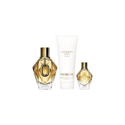 Million Gold Her EDP 90 ml + Loción Corporal 100 ml + EDP 5 ml