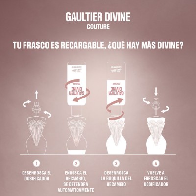 Gaultier Divine Couture Eau de Parfum Recarga 200 ml Gaultier Divine Couture Eau de Parfum Recarga 200 ml