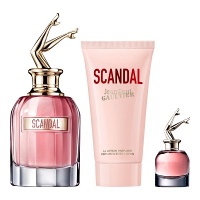Scandal EDP 80 ml + Loción Corporal 75 ml + EDP 6 ml Scandal EDP 80 ml + Loción Corporal 75 ml + EDP 6 ml