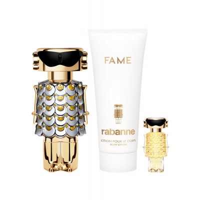 Fame EDP 80 ml + Loción Corporal 100 ml + EDP 4 ml