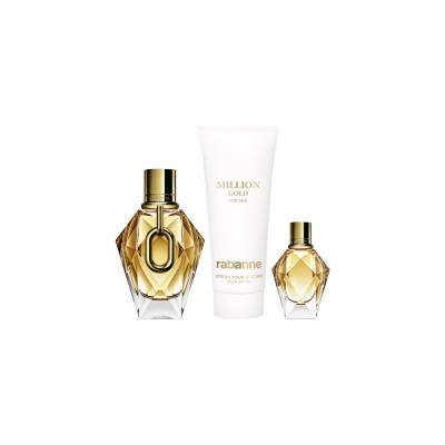 Million Gold for Her EDP 90 ml + Loción Corporal 100 ml + EDP 5 ml