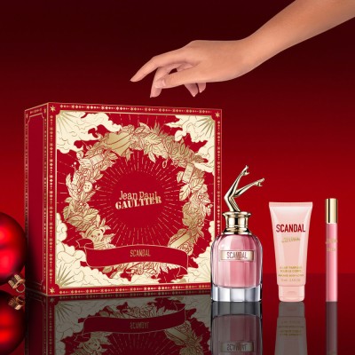 Scandal EDP 80 ml + EDP 10 ml + Loción Coroporal 75 ml Scandal EDP 80 ml + EDP 10 ml + Loción Coroporal 75 ml