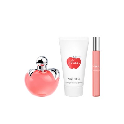 Nina EDT 80 ml + Loción Corporal 75 ml + EDT 10 ml