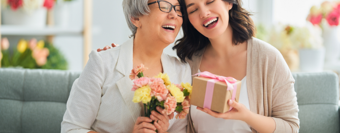 Muttertag: Richten Sie das perfekte Geschenk für Mama ein
